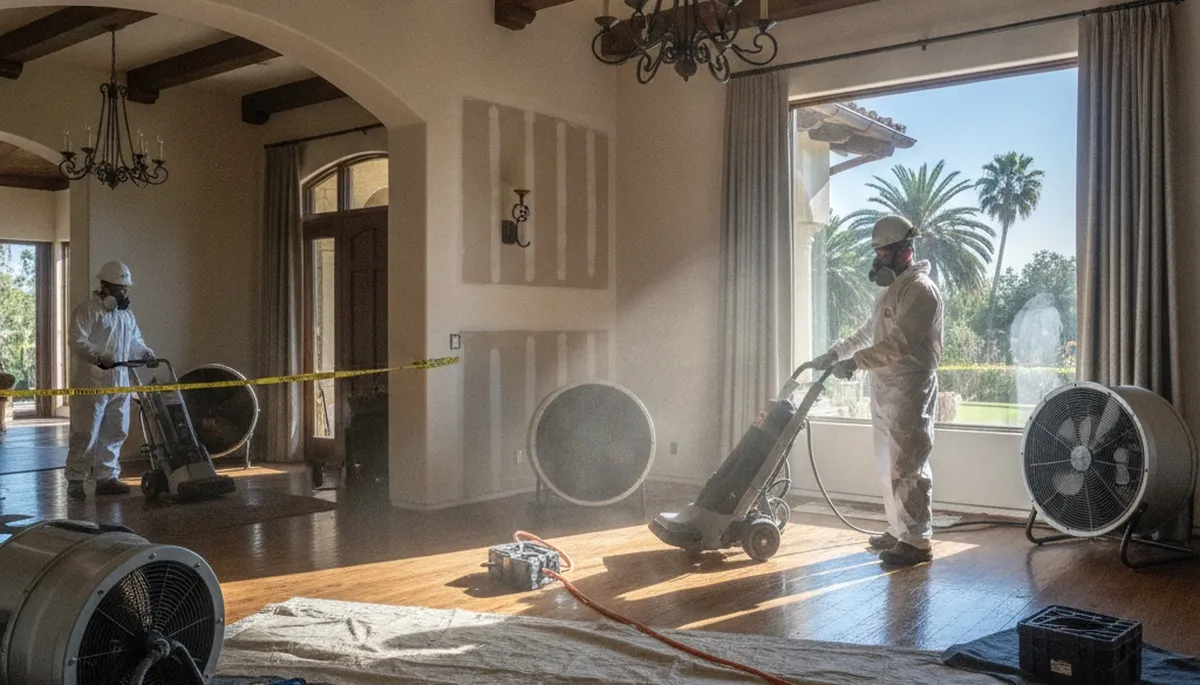 Water Damage Rancho Santa Fe Ca Image 1