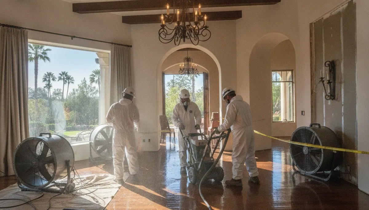 Water Damage Rancho Santa Fe Ca Image 2